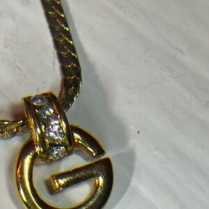 Givency Pendant Necklace with Crystals